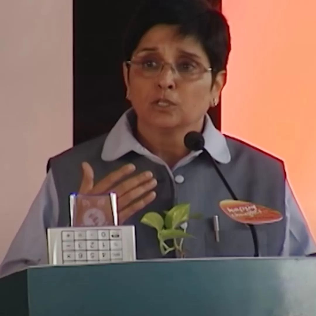 - Dr. Kiran Bedi, Magsaysay Award Winner